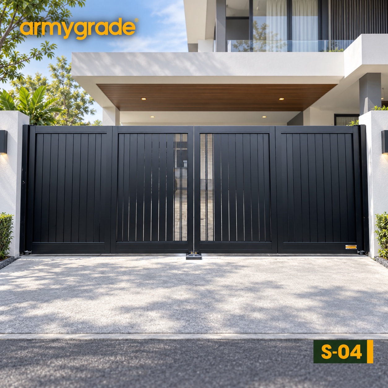 Armygrade S-04 trackless autogate