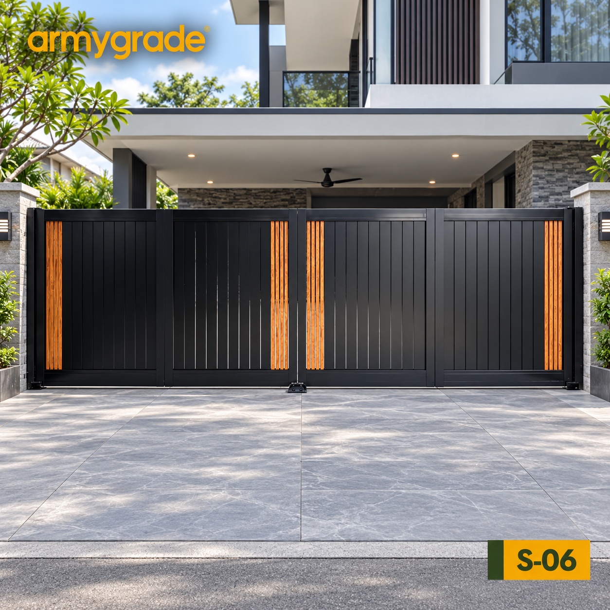 Armygrade S-06 trackless autogate